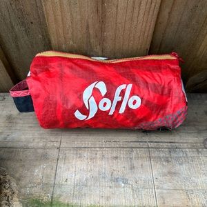 Soflo Riders pouch made with repurposed kite